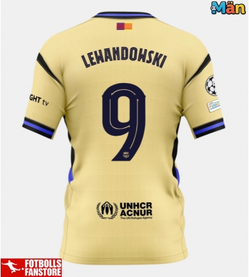Barcelona Robert Lewandowski #9 Bortatröja 2025-26 Kortärmad